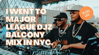 major league djz amapiano balcony mix live xperience in ny vlog feat zandy shejay u0026 dj moma