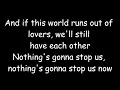 MYMP - Nothing's Gonna Stop Us Now (Official Lyric Video)