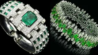 Download Exotic And Delightful 50+ Royal Emerald \u0026 Diamond Bracelet Style 2023💎 MP3