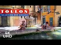 Toulon Walking Tour Quartier des Halles Place Vincent Raspail Place Vatel 4K