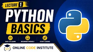 Python Tutorial for Beginners Lecture 1 Python Basics in Hindi Online Code Institute