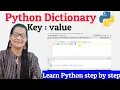 Python Dictionary Explained Python Dictionary Tutorial Lec-18