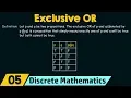 Logical Operators Exclusive OR