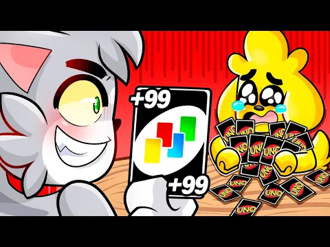 Video Thumbnail: Trolleé a MIS AMIGOS con +99 CARTAS en el UNO 🤣😂 Roblox