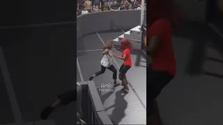 Vickie Guerrero Clotheslines Alica Fox 