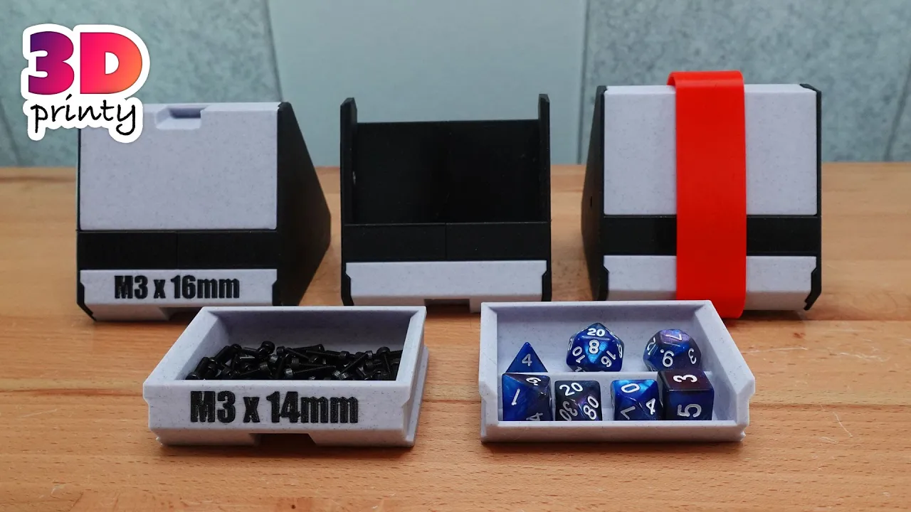 Portable Three-bin Dresser