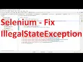 How to resolve java lang IllegalStateException The driver executable does not exist in Selenium