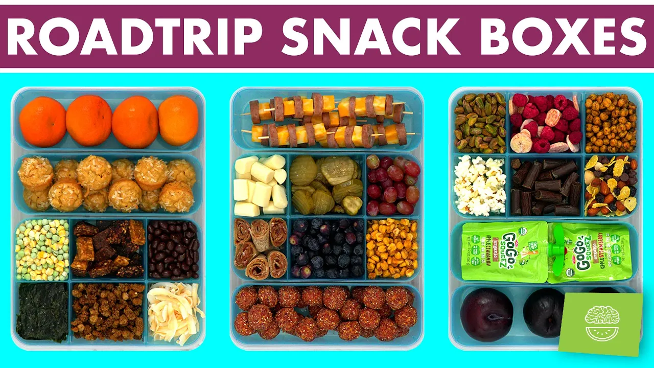 Healthy Road Trip Snacks   DIY Summer Snack Packs for Travel / Family Vacation!