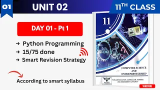 Class 11 - Unit 2 PYTHON PROGRAMMING Day 01 part 1 2 1