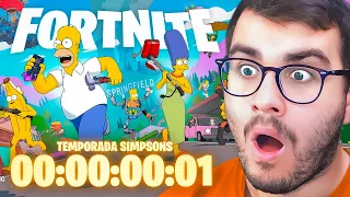 REACCIÓN del EVENTO FINAL de SIMPSONS en FORTNITE!