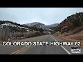 4K Colorado State Highway 62 CO-62 W Ridgway Colorado to CO-145 San Juan Skyway Scenic Byway