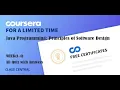 Java Programming Principles of Software Design week 1-4 All Quiz with Answers
