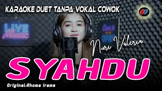 syahdu karaoke duet tanpa vokal cowok cover nuri valeria cipt rhoma irama