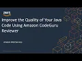 Improve the Quality of Your Java Code Using Amazon CodeGuru Reviewer
