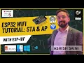 ESP32 WIFI CONNECTIVITY TUTORIAL Menuconfig and Code Implementation Explained