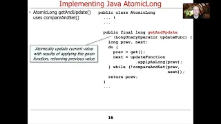 Implementing Java AtomicLong AtomicBoolean