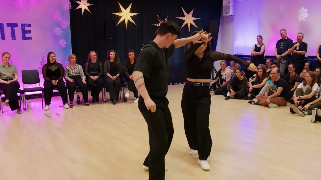 Luca Schnoor & Martine Fjeldstad Sætereng - 3rd place All-Stars Jack&Jill Finals - Winter White 2024