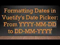 Formatting Dates in Vuetify s Date Picker From YYYY-MM-DD to DD-MM-YYYY