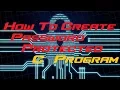 Create A Password Protected C Program