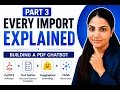 Every Import Explained for AI PDF Chatbot Streamlit PyPDF2 LangChain FAISS HuggingFace