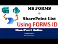 How to save Microsoft forms responses to SharePoint List using Forms ID in Power Automate