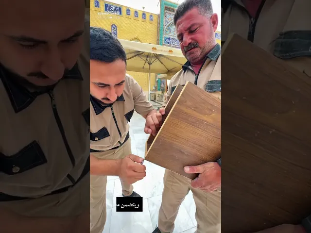 الأسبوع الجعفري | تجهيزات وحدة النجارة والالمنيوم لبدء يوم الزائر الصغير في صحن الإمامين (ع)