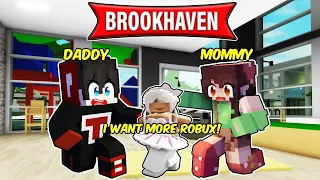 Mizumi and TankDemic Adopted a SPOILED BRAT BABY in Brookhaven | Brookhaven RP Tagalog | ROBLOX