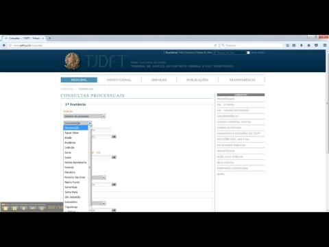 Download MP3 Tutorial | Consulta de Processo - TJDFT