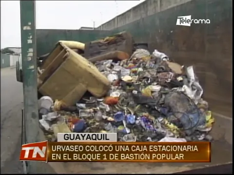 Urvaseo colocó una caja estacionaria en el bloque 1 de Bastión Popular