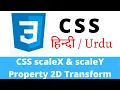 CSS Lecture - 31 scaleX scaleY Property 2D Transform of CSS