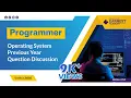 KERALA PSC PROGRAMMER - OPERATING SYSTEM PREVIOUS YEAR QUESTIONS