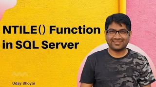 NTILE Function SQL Server SQL Tutorial