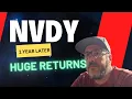 YieldMax NVDY ETF Worth It 1Year Dividend DRIP Total Return Breakdown