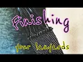 Finishing Ending a Lanyard by Tucking Strings