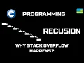 How Recursion Works in C Call Stack Stack Frames Stack Overflow in Kinyarwanda
