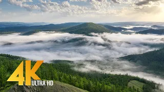 Ural Mountains from a Bird Eye View - 4K Ambient Drone Film