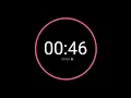 46 Second Countdown Timer iPhone Timer Style