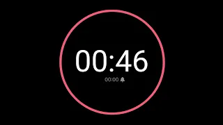 46 Second Countdown Timer iPhone Timer Style