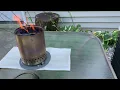 FJF OUTDOORS 10 - BACKYARD CREATIONS TABLE TOP SMOKELESS FIREPIT