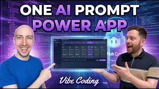 We built a Power App with ONE AI Prompt Vibe Coding with GitHub Copilot