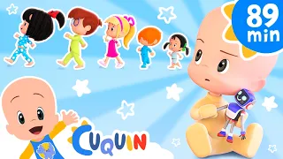 Rock A Bye Baby 😴  and more Nursery Rhymes by Cleo and Cuquin | Children Songs