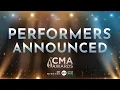 First CMA Awards 2024 Performers Announced