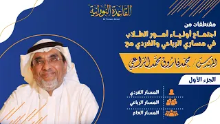 اجتماع أولياء الأمور | الجزء الأول: الفرق بين فئات مسار الحفظ (العام، الرباعي، الفردي) ومسار التلاوة