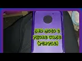 J D Moto E phone case purple