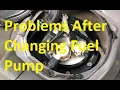 Common Problems After Changing Fuel Pump and How Fix Them