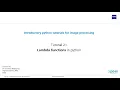 Tutorial 21 - Lambda Functions in Python