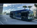 Miami-Dade Transit Metrobus 77 Departure Golden Glades Park Ride 2021 New Flyer XN40