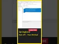 Java Spring Boot REST API POST Method Spring Boot Tutorial Lombok Rest Api Spring Boot Coding