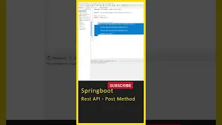 Java Spring Boot REST API POST Method Spring Boot Tutorial Lombok Rest Api Spring Boot Coding