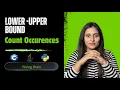 Count Occurrences of Element in Sorted Array Lower and Upper Bound C Java Python